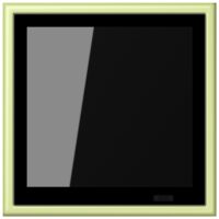 Jung LC 459 D1 S222 KNX Raumcontroller LS TOUCH Serie LS vertikal jaune clair