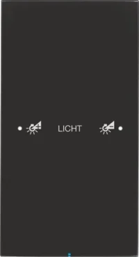 Berker Touch-Sensor 1-fach schwarz 75141155