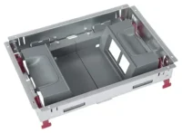 Legrand 088023 Gerätebox mit Teppichrand 8Module vertikal