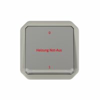 Legrand 069530LNA Plexo New Einsatz 2per Schalter 10 AX SL NOTAUS IP 55 IK08