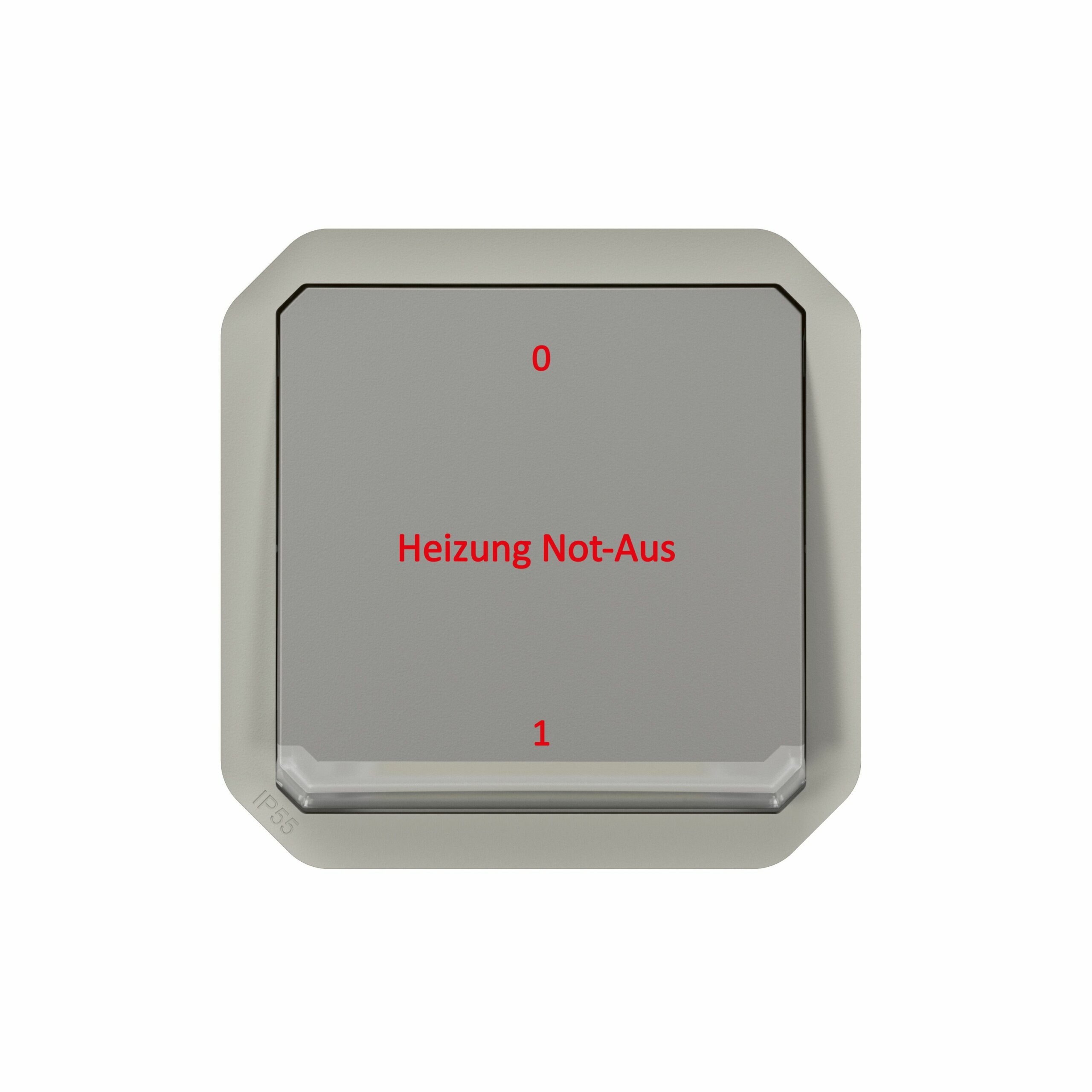 Legrand Legrand 069530LNA Plexo New Einsatz 2per Schalter 10 AX SL NOTAUS IP 55 IK08