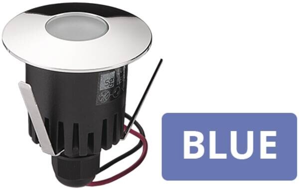 SG Leuchten SG LEUCHTEN LED-Bodeneinbauleuchte 1W bl LUNA 692105 3lm 24V IP67 Konverter Edelstahl