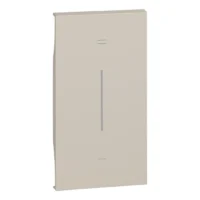 BTicino KM19MH2 LivingNow 2M Tasten- abdeckung MyHome mit Symbol +/- Sand