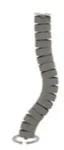 Legrand 8190640 Cable Worm CW4 geschlos. Gliedern 2-zügig Stahl-Fußplatte grau