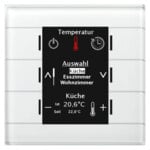 MDT Technologies Glas Bedienzentrale Smart mit Farbdisplay, BE-GBZW.01
