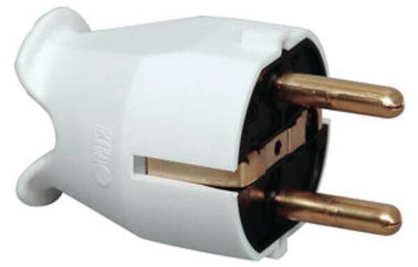 Kopp Kopp 175701009 Stecker m.2 Schutzsysteme weis