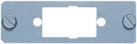 Jung D9 Montageplatte f.D SUB 9polig f.Trapezsteckverbinder