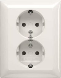 Busch-Jaeger SCHUKO-Doppelsteckdose 202 EUJRB-914