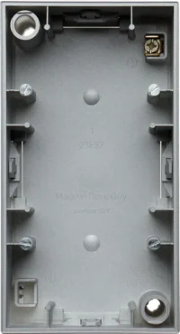 Berker Aufputz-Gehäuse 2-fach alu-matt 10429939