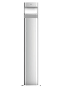 Theben LED-Poller-Leuchte (lang) 8,5 Watt, alu theLeda D BL plus AL