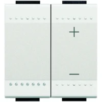 BTicino N4410N Tastdimmer 2M für Steuergeräte 010V 600VA Weiß