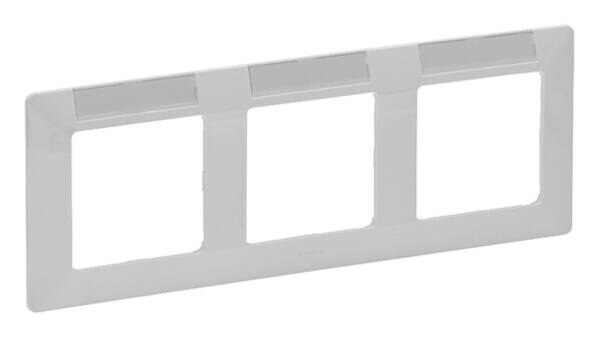 Legrand Legrand 754013 Rahmen 3-fach mit B.-feld Valena Life ultraweiß Thermoplast