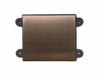 DoorBird Gravierbare Edelstahlblende für D2101XH – Bronze-Optik (PVD)