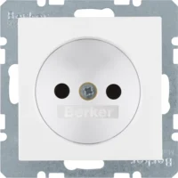 Berker Steckdose pws ohne Schutzkontakt 6167331909