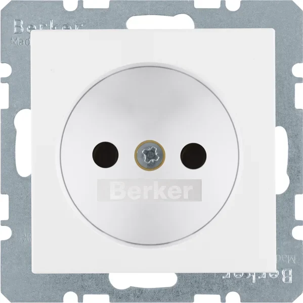 Berker Berker Steckdose pws ohne Schutzkontakt 6167331909