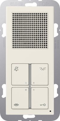Jung Audio-Innenstation Design Standard AS+A SI 4 AD W