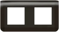 Legrand 079044L Rahmen 2x2-modulig horizontal Mosaic schwarz