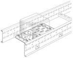 Van Geel MPSZ Montageplatte V4A Edelstahl