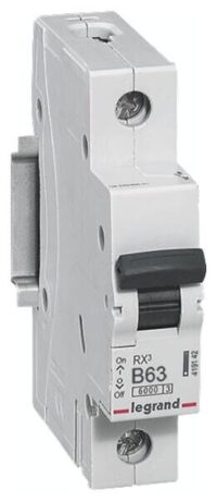 Legrand 419142 RX3 LS-Schalter B 63A 1-polig 6 kA 230/400VAC 1TE