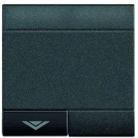 BTicino L4915M2ADN LivingLight Symbolwippe 2M (+/) REGELUNG Anthrazit