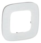 Legrand 755541 Rahmen 1-fach Valena Allure Weiß Glass Echtglas