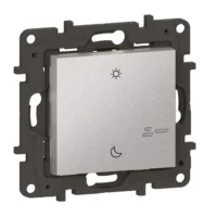Legrand 863701 Niloe Step with Netatmo Szenentaster 2-Fach Aluminium