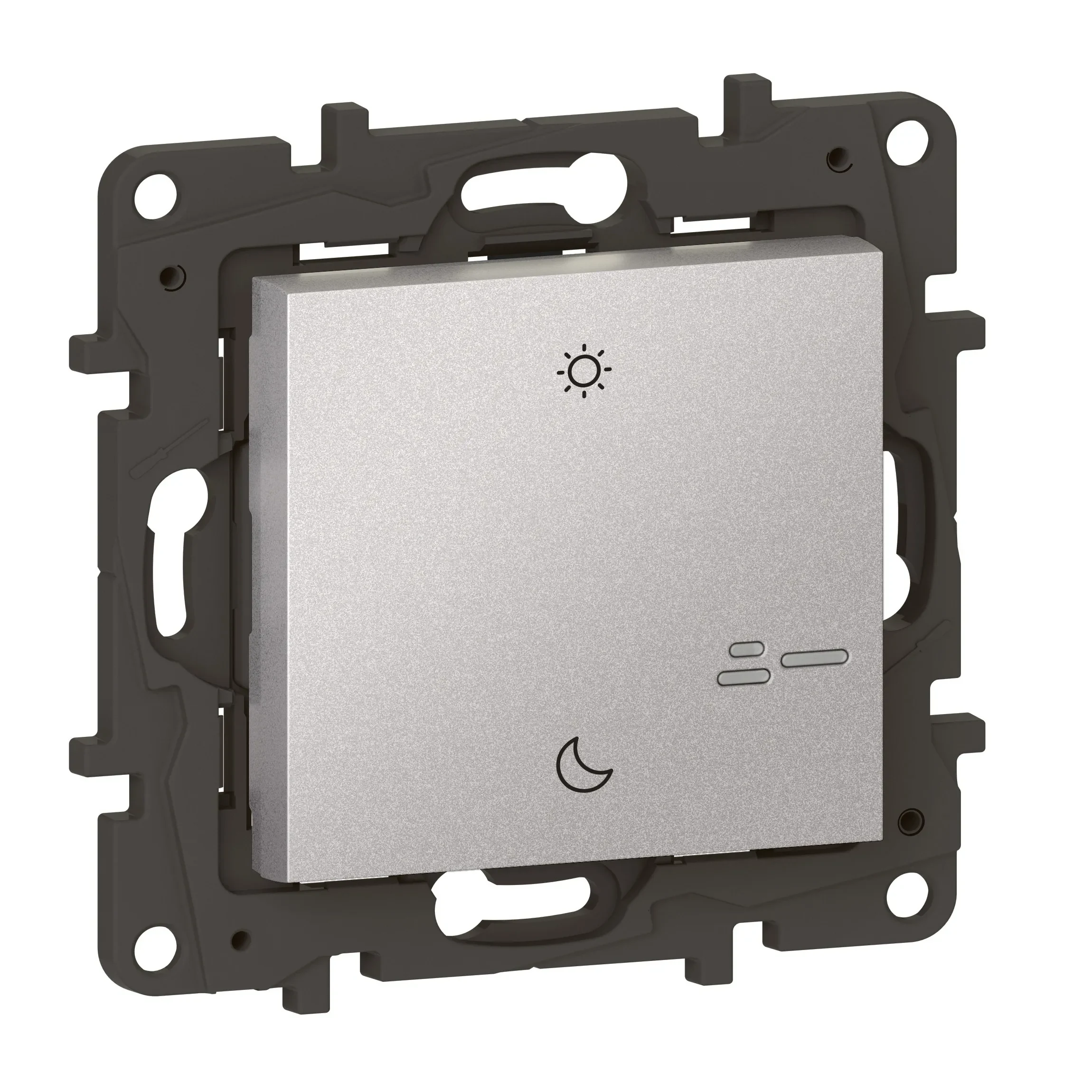 Legrand Legrand 863701 Niloe Step with Netatmo Szenentaster 2-Fach Aluminium