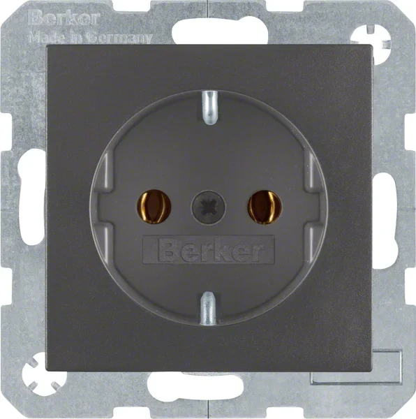 Berker Berker Schuko-Steckdoseanthrazit 41431606