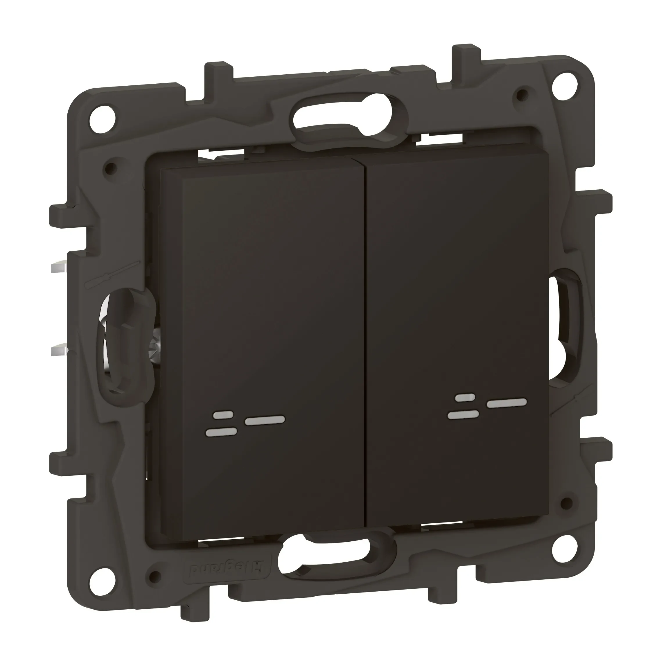 Legrand Legrand 863832 Niloe Step with Netatmo Serienschalter 2x250W pro Kanal Schwarz