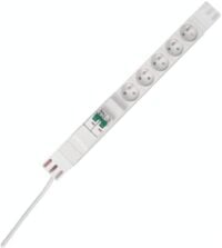 Kopp 935504019 Schuko-Steckdose 5-fach PROFIversal 19Z mit Schalt.45° CEE7/V