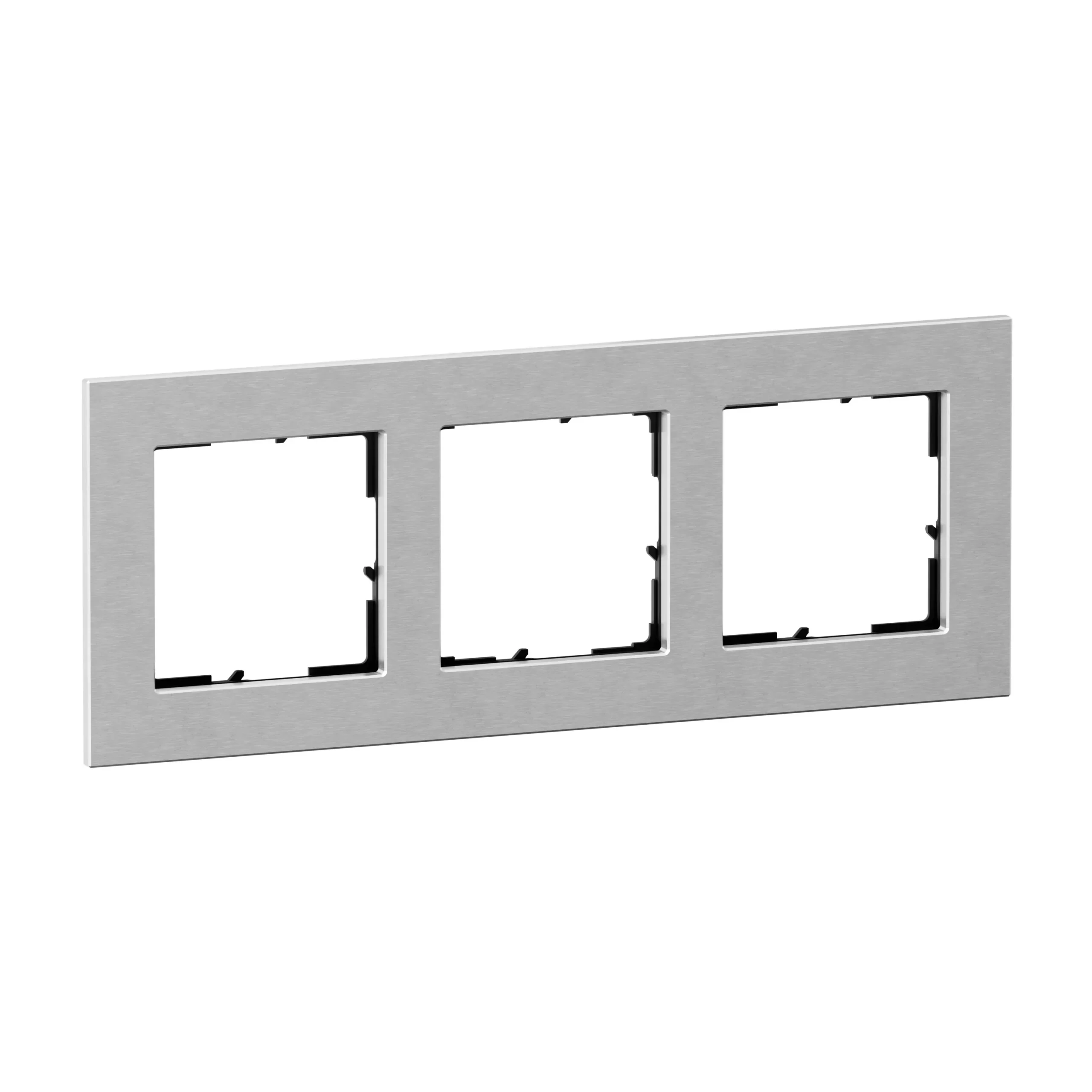 Legrand 766123 SEANO Natura 3-fach Rahmen aus Echtmaterial Farbausführung Al