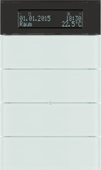 Berker Tastsensor 4-fach Glas polarweiß 75664590