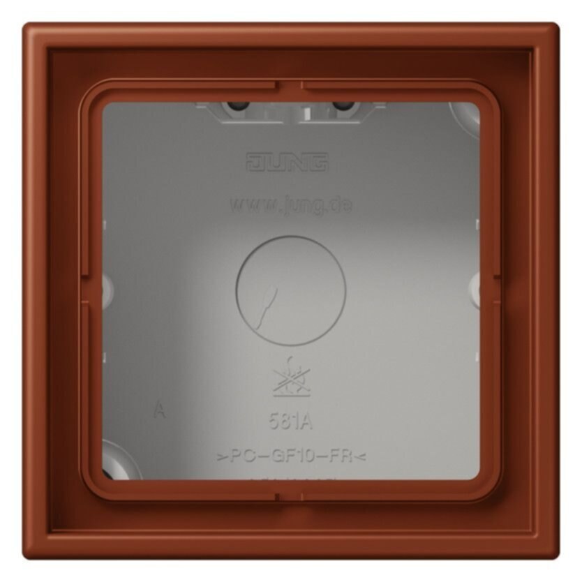 Jung Jung LC 581 A 247 AP-Kappe 1-fach Duroplast lackiert Serie LS terre sienne brûlée 59