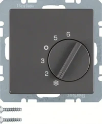 Berker Temperaturregler anthrazit/sa Wechsler/Zentralstck 20266086