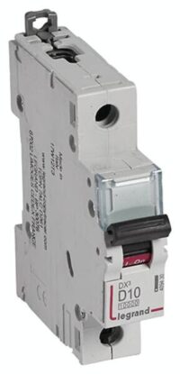 Legrand 409430 DX3 LS-Schalter D 10A 1-polig 10kA 230/400VAC 1TE