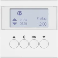 Berker Jalousie-Schaltuhr polarweiß matt 85741188