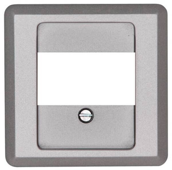 Kopp Kopp 358120188 TAE-Abdeckung M2,5x12mm für TAE-Anschlussdose Milano stahl