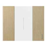 BTicino KA4802ZW LivingNow Abdeckrahmen 2-modulig in der Farbausführung Gold