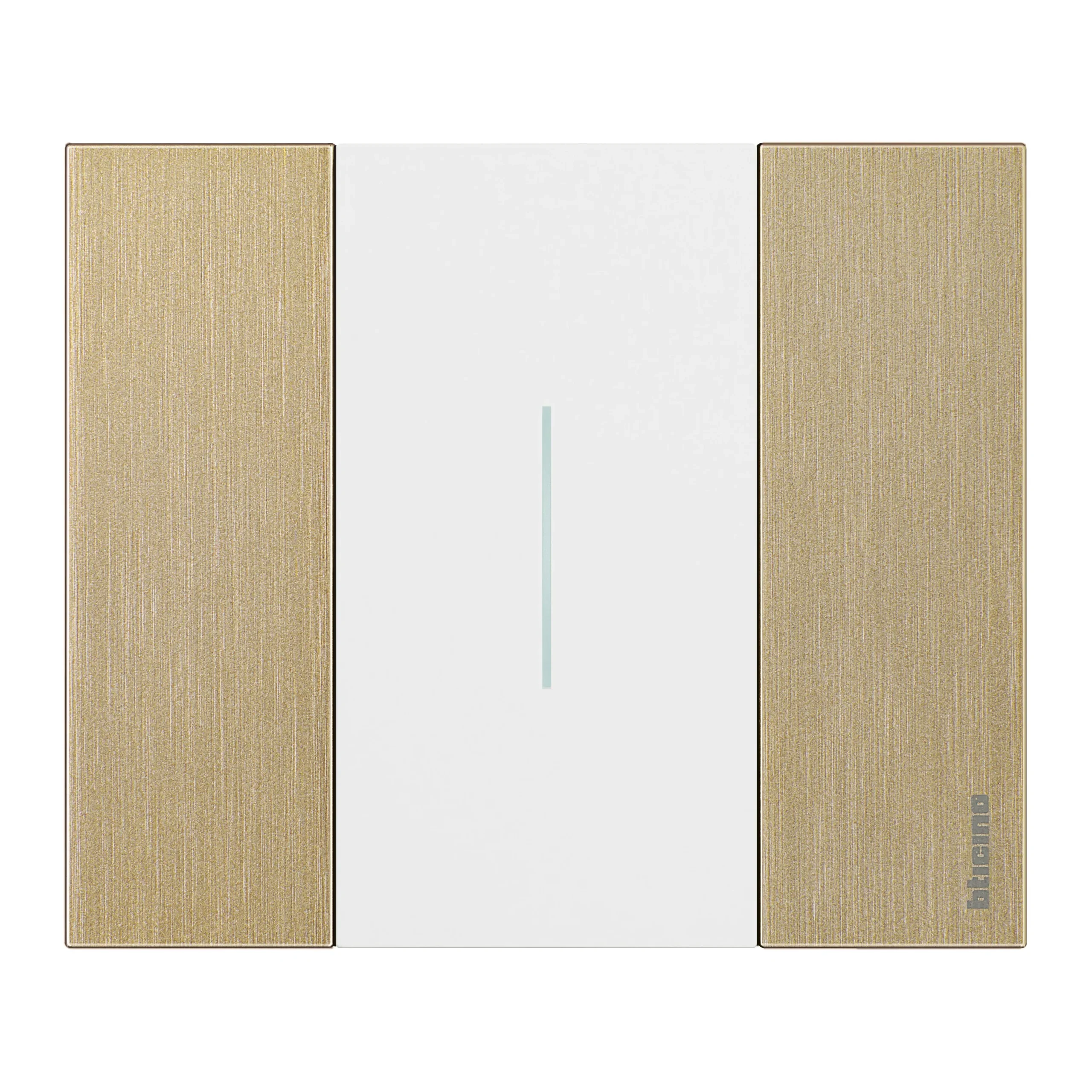 Legrand BTicino KA4802ZW LivingNow Abdeckrahmen 2-modulig in der Farbausführung Gold