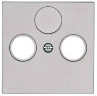 Kopp 373547180 Abdeckung für Ant steckd.2-fach TV RF M3x13,M3x16,M3x25 Athenis stahl