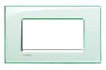 BTicino LNA4804KA LivingLight Abdeck- rahmen für Kompaktinstallation 4M Aquamarin