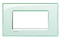 BTicino LNA4804KA LivingLight Abdeck- rahmen für Kompaktinstallation 4M Aquamarin