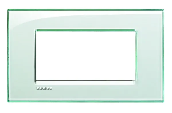 BTicino LNA4804KA LivingLight Abdeck- rahmen für Kompaktinstallation 4M Aquamarin