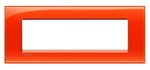BTicino LNA4807OD LivingLight Abdeck- rahmen für Kompaktinstallation 7M Orange