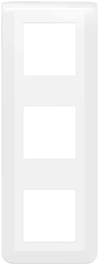 Legrand 078823L Rahmen 3x2-modulig vertikal Mosaic ultraweiß