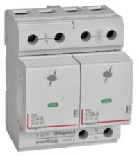 Legrand 412281 Kombiableiter Typ 1+2 1+1 Schaltung für TT/TN-S 230/400V 25kA