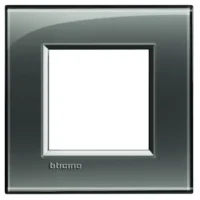 BTicino LNA4802KF LivingLight Abdeckrahmen 1-fach 2M Rauchgrau