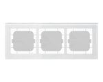 MDT technologies Glasrahmen 3-fach weiß für 63mm Programme BE-GTR363W.01