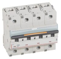 Legrand 409853 DX3 LS-Schalter D 80A 4-polig 25kA 400VAC 6TE