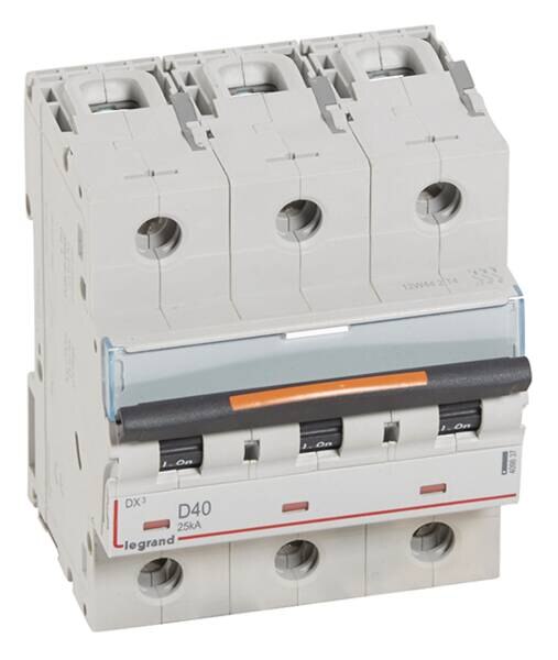 Legrand Legrand 409837 DX3 LS-Schalter D 40A 3-polig 25kA 400VAC 3TE